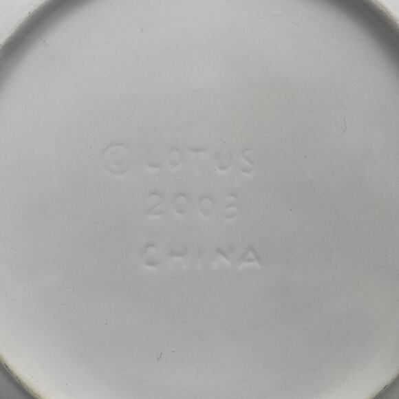 Lotus 2003 Humor Dessert Plates Lot of 3 Enjoy Abundance. Eat Dessert! Fun Y2K - Picture 4 of 9